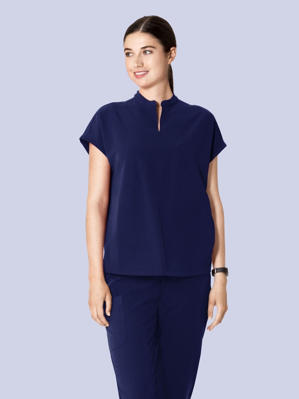 Mandala Dolman Top And Wide Leg Scrubs